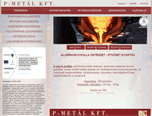 Tablet Screenshot of p-metal.hu